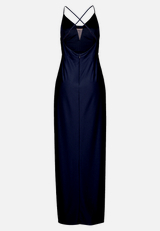 Abendkleid figurbetont / Rückseite