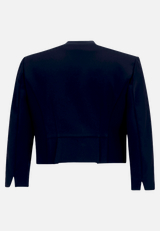 Bolero-Jacke mit Kellerfalten / Rückseite