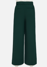 Stoffhose mit Bindegürtel 30 Inch / Modellfoto Rückseite