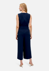 Jumpsuit ohne Arm / Modellfoto Rückseite