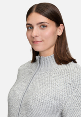 Strick-Cardigan mit Reißverschluss / Detailbild