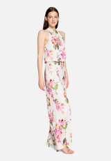 Jumpsuit mit Blumenprint / Modellfoto Vorderseite (Outfit)