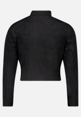 Bikerjacke mit Reißverschluss / Rückseite