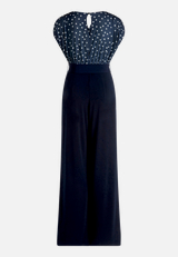 Jumpsuit mit Bundfalten / Rückseite