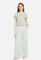 Casual-Shirt mit Gummizug / Modellfoto Vorderseite (Outfit)
