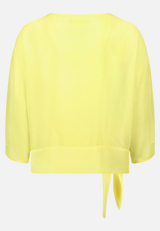 Chiffonbluse unifarben / Rückseite