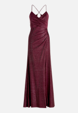 Abendkleid im Glitzer-Look / Vorderseite