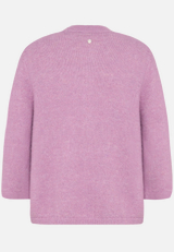 Strickjacke  3/4 Arm und Knöpfe  / Rückseite