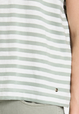 Ringelshirt mit Rundhalsausschnitt / Detailbild
