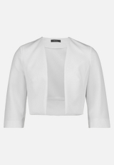 Bolero-Jacke mit Kellerfalten / Vorderseite