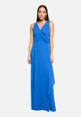 Abendkleid mit Volant / Modellfoto Vorderseite