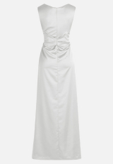 Abendkleid mit Raffung / Rückseite