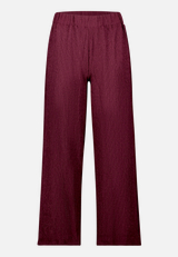 Casual-Hose mit weitem Bein / Vorderseite