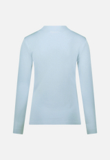 Langarmshirt mit Stehkragen / Rückseite