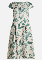 Cocktailkleid mit Aufdruck / Vorderseite