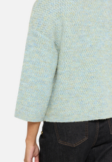 Strickpullover mit Stehkragen / Detailbild
