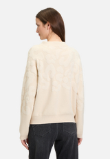 Strickpullover mit Jacquard / Modellfoto Rückseite