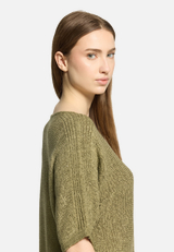 Strickpullover kurzarm / Detailbild