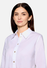 Casual-Bluse mit Bindegürtel / Detailbild