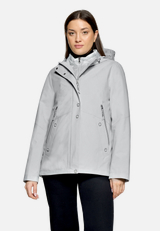 Outdoorjacke mit Kapuze / Modellfoto Vorderseite