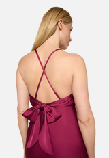 Abendkleid schmal geschnitten / Detailbild