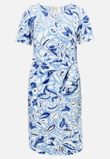 Casual-Kleid mit Muster / Vorderseite