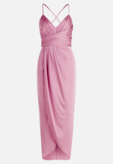 Abendkleid mit Raffung / Vorderseite