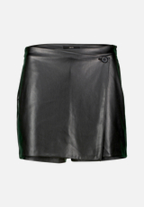 Skorts in Lederoptik / Vorderseite