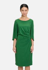 Jerseykleid mit 3/4 Arm / Modellfoto Vorderseite