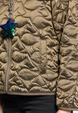 Steppjacke mit Eingrifftaschen / Detailbild