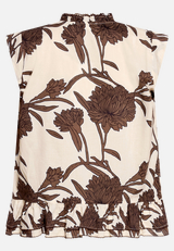 Casual-Bluse mit Raffung / Rückseite