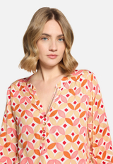 Casual-Bluse mit Muster / Detailbild