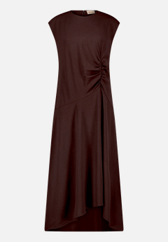 Midikleid mit Raffung