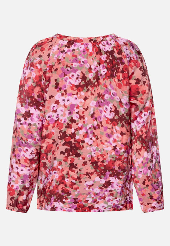 Blusenshirt mit Raffung / Rückseite