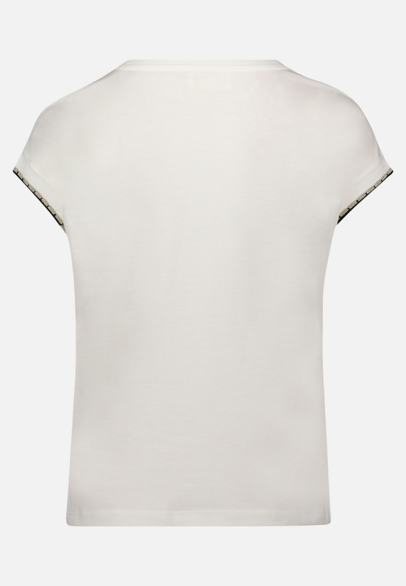 Casual-Shirt mit Rundhalsausschnitt / Rückseite