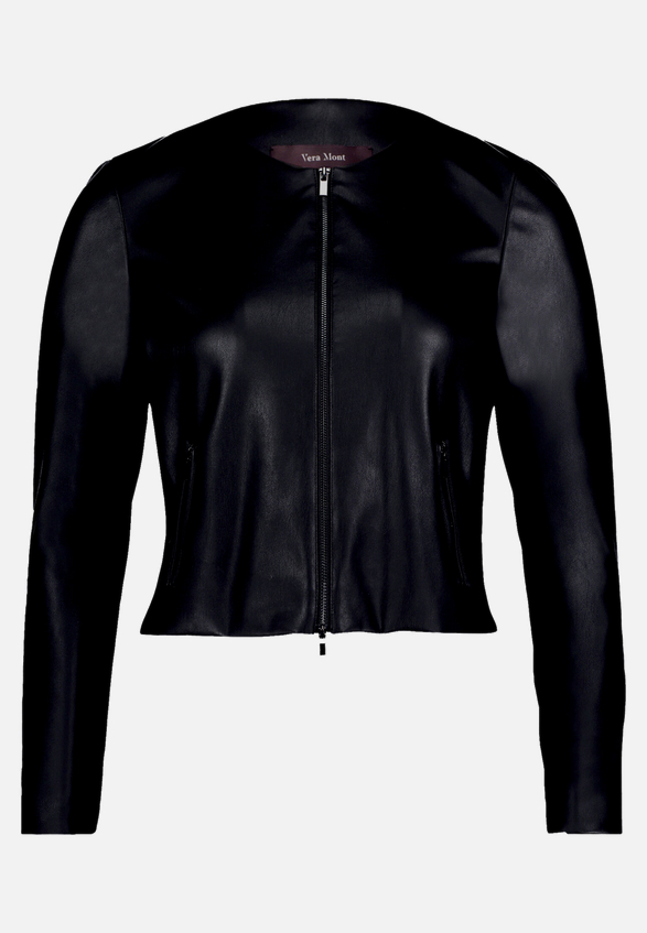 Blazer-Jacke mit Reißverschluss / Vorderseite