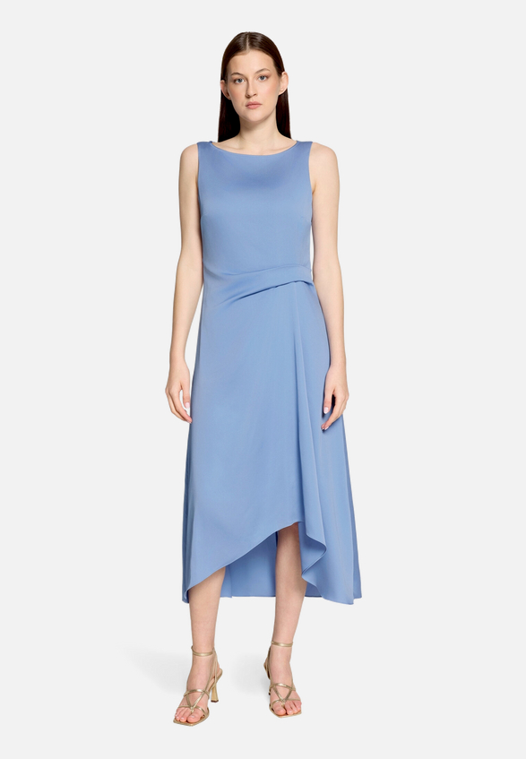 Cocktailkleid mit Raffung / Modellfoto Vorderseite