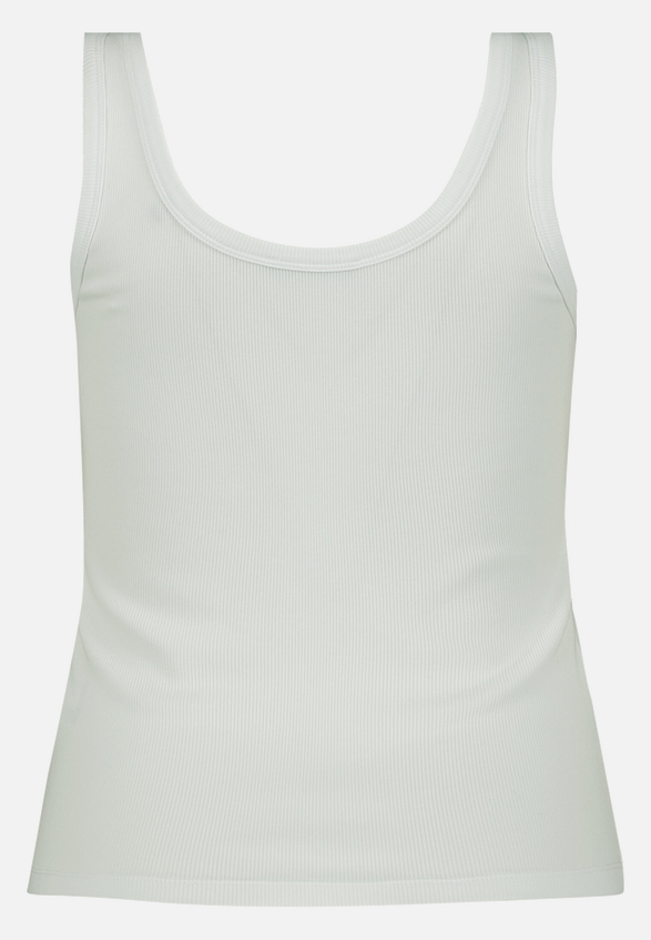 Top  mit floraler Spitze  / Rückseite
