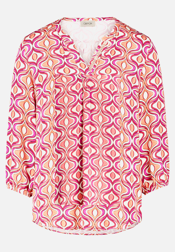 Blusenshirt mit Muster / Vorderseite
