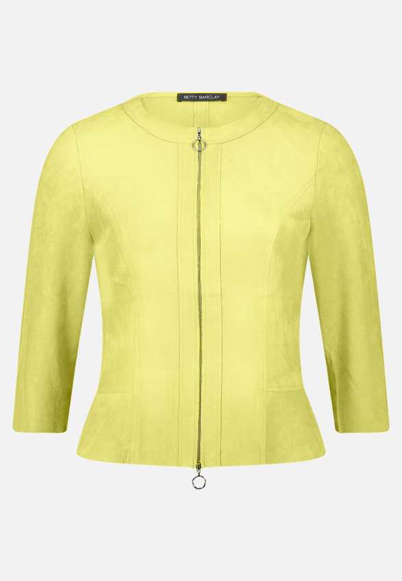 Blazer-Jacke mit Reißverschluss / Vorderseite