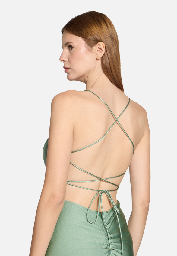 Abendkleid rückenfrei / Detailbild