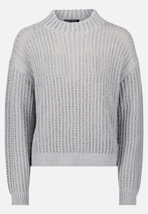 Strickpullover mit hohem Kragen / Vorderseite