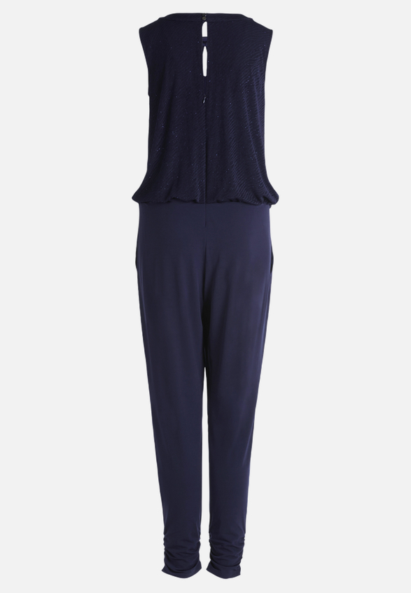 Jumpsuit im Glitzer-Look / Rückseite