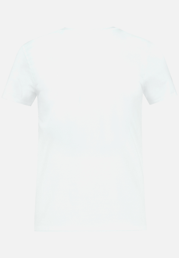 Baumwoll-T-Shirt mit Print / Rückseite