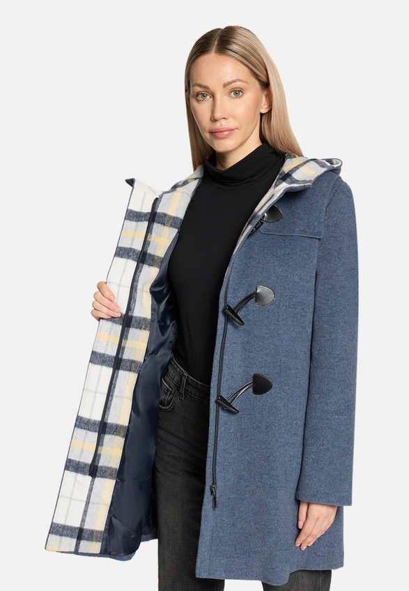 Dufflecoat mit Kapuze / Detailbild
