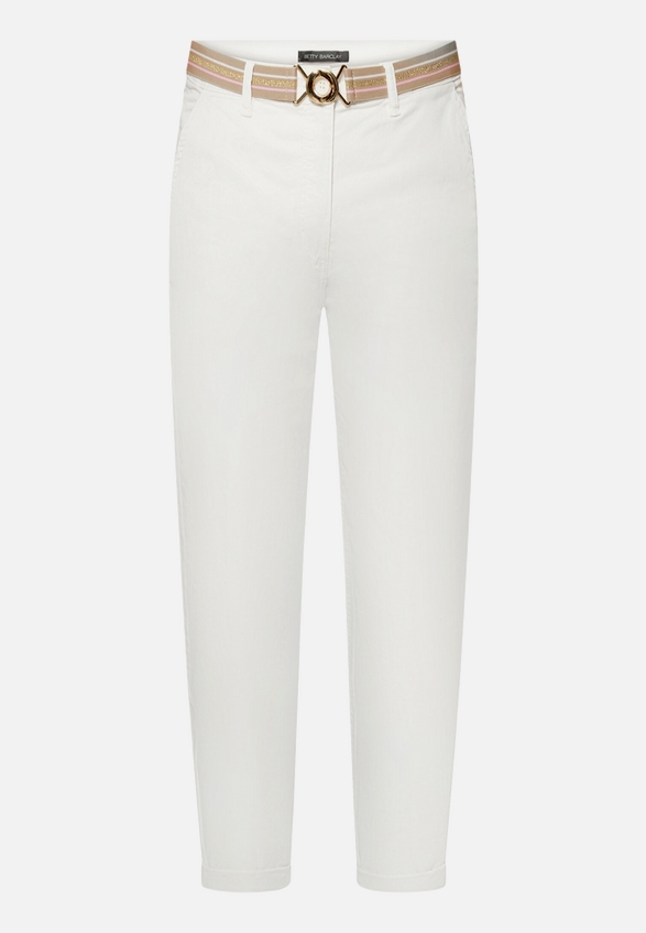Casual-Hose mit Gürtel / Vorderseite