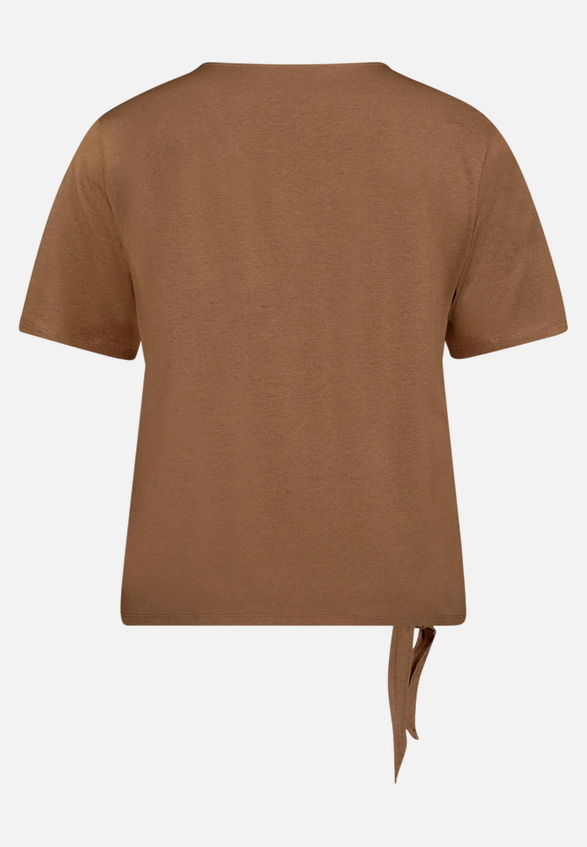 Print-T-Shirt mit Schleifenknoten / Rückseite