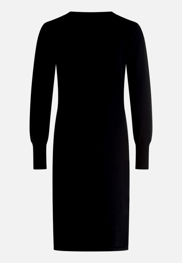 Strickkleid mit Schleifenknoten / Rückseite