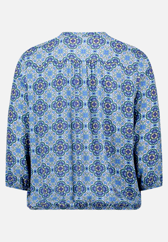 Casual-Bluse mit Muster / Rückseite