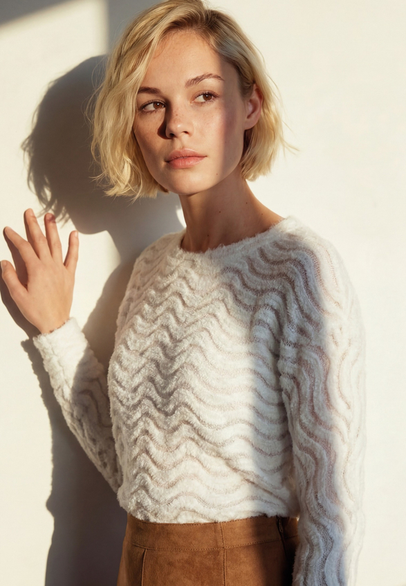 Pullover mit Karomuster / Imagebild